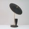 Lampe de Bureau Réfléchissante Mid-Century en Laiton et Noir, France, 1950s 19