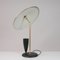 Mid-century French Reflecting Black and Brass Table Lamp, 1950s, Image 6