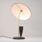 Mid-century French Reflecting Black and Brass Table Lamp, 1950s, Image 15