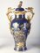 18th Century Chinese Powder Blue Gilt-Decorated Vases, 1780s, Set of 3, Image 3