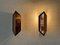 Copper Geometric Sconces, France, 1950s, Set of 2, Image 2