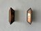 Copper Geometric Sconces, France, 1950s, Set of 2, Image 6