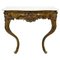 19th Century French Giltwood Console Table with Marble Top 1