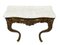 19th Century French Giltwood Console Table with Marble Top 2