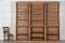 Large 19th Century English Pine Breakfront Bookcase, 1890s 2