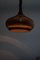 Lámpara colgante danesa Mid-Century de ratán, años 60, Imagen 7