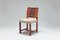 Vintage Chairs in Braided Leather and Teak by Carl Gustaf Hiort Af Ornäs, 1960, Set of 4 7