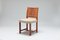 Vintage Chairs in Braided Leather and Teak by Carl Gustaf Hiort Af Ornäs, 1960, Set of 4 5