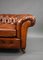 Victorian Brown Leather Two Seater Chesterfield Sofa, 1880s 4