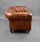 Victorian Brown Leather Two Seater Chesterfield Sofa, 1880s, Image 8
