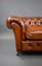 Victorian Brown Leather Two Seater Chesterfield Sofa, 1880s 3