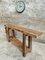 Oak Side Table Workbench, Image 7