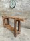Oak Side Table Workbench, Image 8