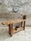 Oak Side Table Workbench 14