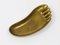 Mid-Century Sculptural Foot Bowl in Brass from Hagenauer, Austria, 1950s 11