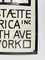 Emailliertes Wiener Werkstätte of America Inc New York Werbeschild von Josef Hoffmann, 1960er 18