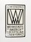 Wiener Werkstätte of America Inc New York Enameled Advertising Sign by Josef Hoffmann, 1960s 14