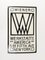 Wiener Werkstätte of America Inc New York Enameled Advertising Sign by Josef Hoffmann, 1960s, Image 14