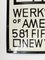 Wiener Werkstätte of America Inc New York Enameled Advertising Sign by Josef Hoffmann, 1960s 19