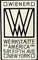 Emailliertes Wiener Werkstätte of America Inc New York Werbeschild von Josef Hoffmann, 1960er 1