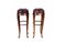 Stools in Genuine Leather, 1960s, Set of 2, Image 1