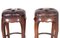 Stools in Genuine Leather, 1960s, Set of 2, Image 5