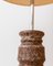 Stehlampe aus Keramik mit Lampenschirm, 1960er 4