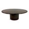 Brown Lacquered Goatskin Oval Dining Table by Aldo Tura, 1970s 11