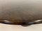 Brown Lacquered Goatskin Oval Dining Table by Aldo Tura, 1970s, Image 5