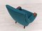 Fauteuil et Repose-pieds en Laine par HW Klein pour Bramin, Danemark, 1960s, Set de 2 6