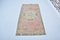Low Hand Woven Pile Oushak Pink Rug 1