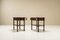 Tables de Chevet en Palissandre dans le style d'Ico Parisi, Italie, 1950s, Set de 2 2