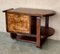 Art Deco Dry Bar Cart in Burl Walnut, 1940 6