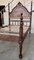 Antique Spanish Bed with Wood Slabs, 1900 5
