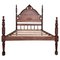 Antikes spanisches Bett mit Holzplatten, 1900 1