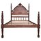 Antique Spanish Bed with Wood Slabs, 1900, Image 1