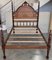 Antique Spanish Bed with Wood Slabs, 1900 6