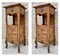 Vintage Louis XVI Style Spanish Nightstands in Wood and Red Marble, 1920s, Set of 2, Image 4