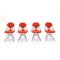 Wire Chairs by Charles and Ray Eames for Herman Miller, 1970s, Set of 4, Image 1