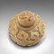 Kleines antikes chinesisches Gefäß mit geschnitztem Marmordeckel, 1900er 9