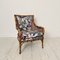 Mid-Century French Armchair in Bamboo Style with Animal Print Fabric, 1980 7