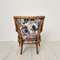 Mid-Century French Armchair in Bamboo Style with Animal Print Fabric, 1980, Image 12