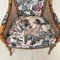 Mid-Century French Armchair in Bamboo Style with Animal Print Fabric, 1980 4