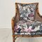 Mid-Century French Armchair in Bamboo Style with Animal Print Fabric, 1980 6