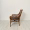 Mid-Century French Armchair in Bamboo Style with Animal Print Fabric, 1980, Image 15