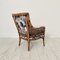 Mid-Century French Armchair in Bamboo Style with Animal Print Fabric, 1980 11