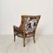 Mid-Century French Armchair in Bamboo Style with Animal Print Fabric, 1980 13