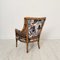 Mid-Century French Armchair in Bamboo Style with Animal Print Fabric, 1980, Image 13