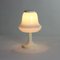 Lampes de Bureau en Verre Opalin Blanc de Opp Jihlava, 1960s, Set de 2 2