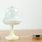 Weiße Opalglas Tischlampen von Opp Jihlava, 1960er, 2er Set 6